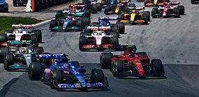 F1 racing cars