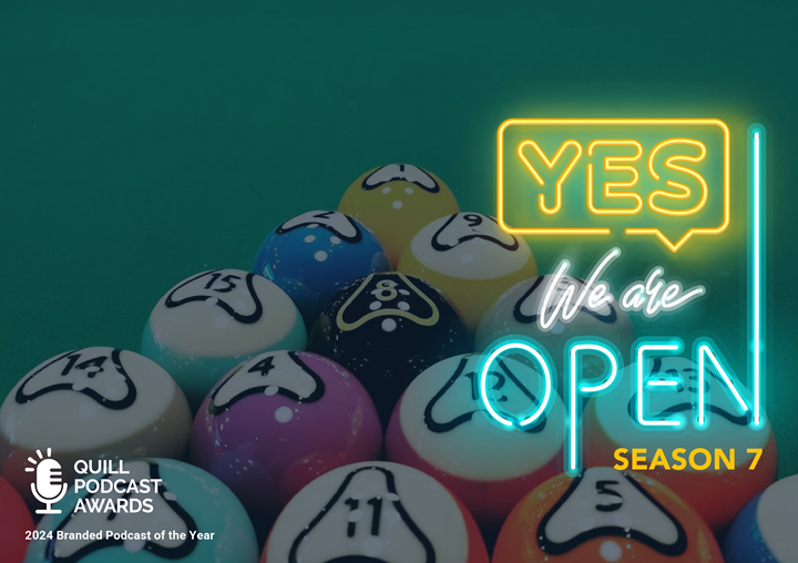 yes we are open podcast